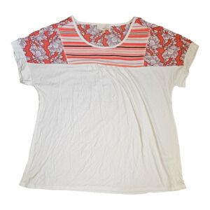 Dept 222 Medium Floral Short Sleeve T-Shirt